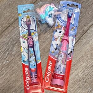 Unicorn Toothbrushes with cover